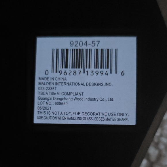 Rustic Gray Wooden Picture Frame - Picture 4 of 6